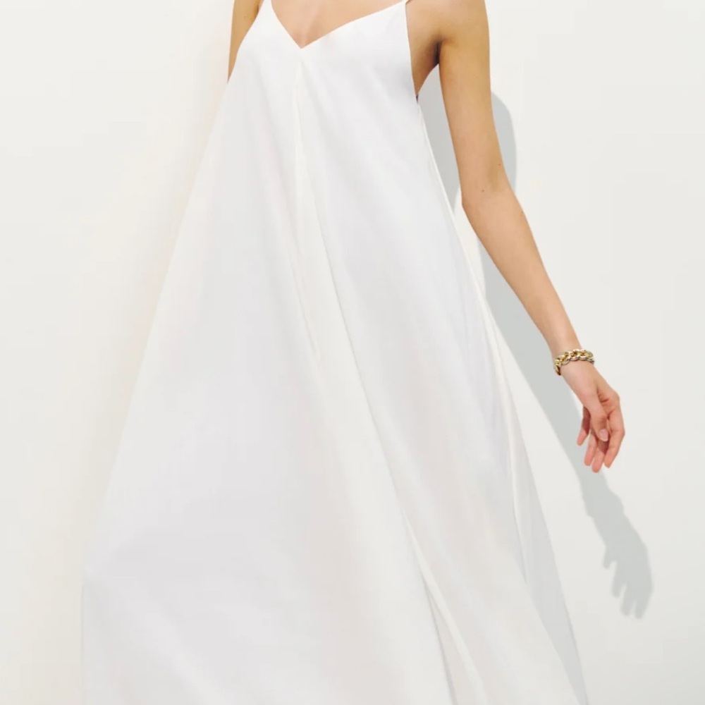 Reformation Abene White Maxi Dress
